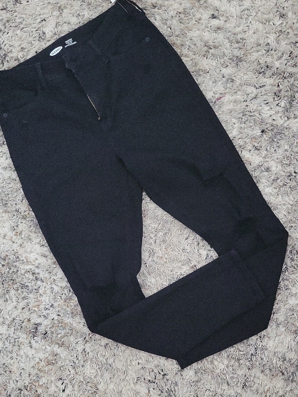 Old Navy Rockstar Super Skinny High Rise Black Jeans